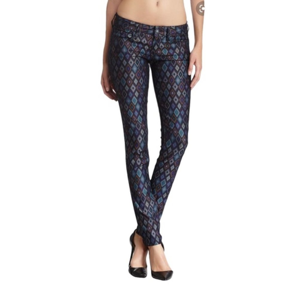 Mavi Serena Aztec Print Boho Skinny Jeans